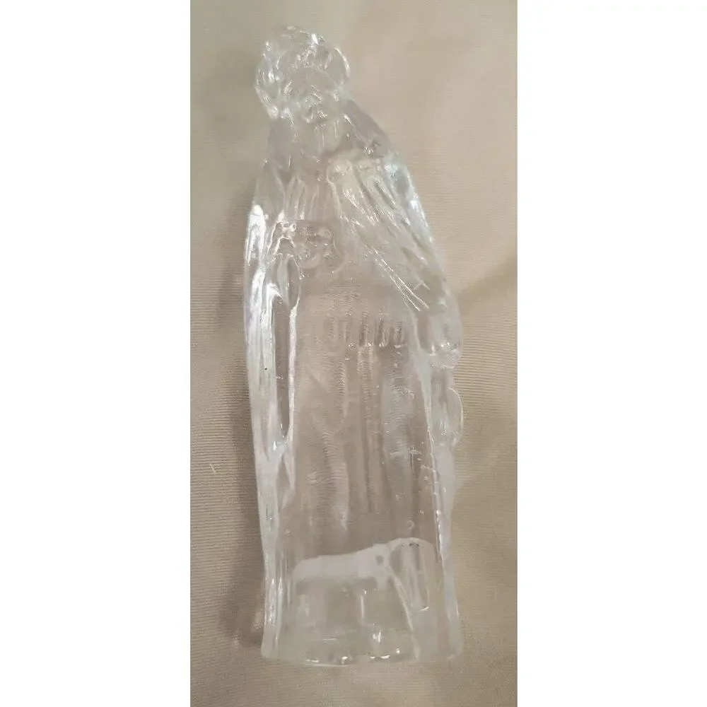 Source Unknown glass nativity